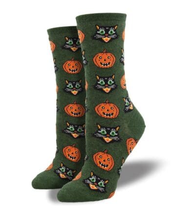 "Vintage Halloween" Women's Novelty Crew Socks