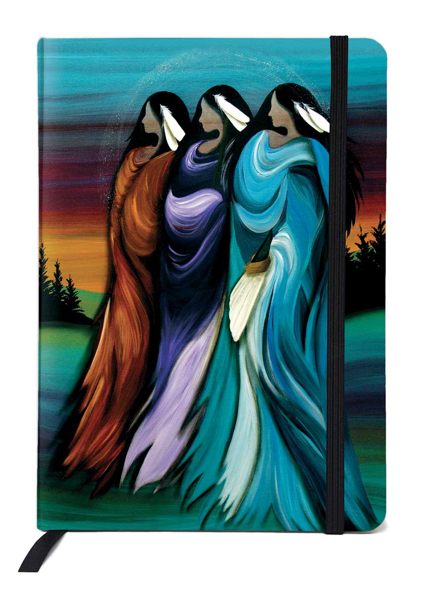 "Three Sisters" Journal 5" x 7" by Artist Betty Albert
