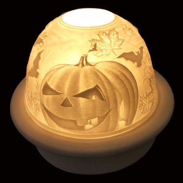 5" Halloween Candle Dome Light with Candle Plate