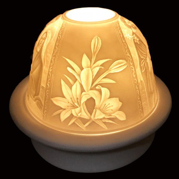 5" Holy Family Candle Dome Light with Candle Plate