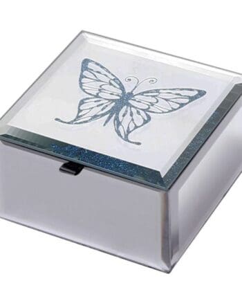 Butterfly 4.25" x 4.25" Jewelry Box