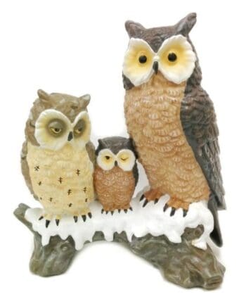 9.5" Owl Family Figurine