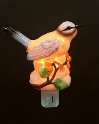 Porcelain Bird Night Light