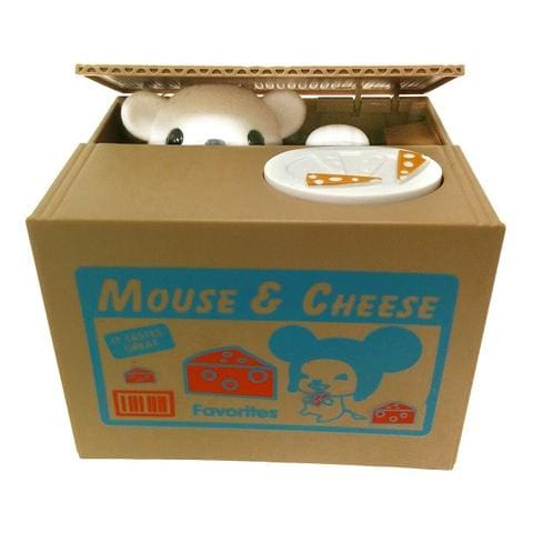 Mouse & Cheese Piggy Bank