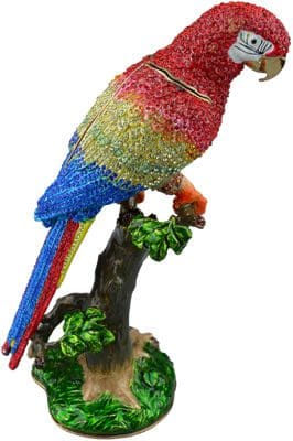 Macaw Parrot Jewelry Box Large