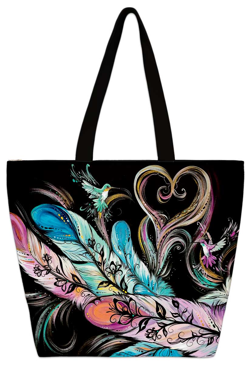 "Love" 20" x 15" Tote Bag by Artist Carla Joseph