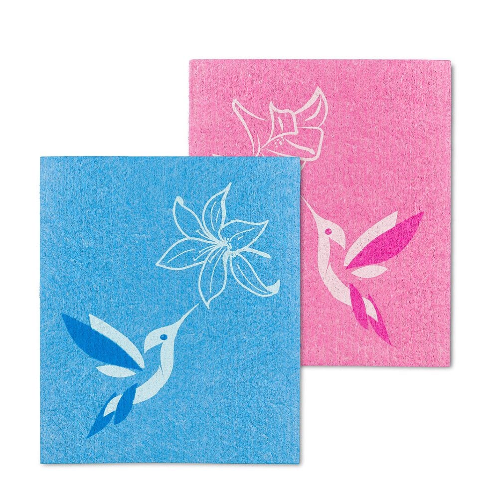 Hummingbird Swedish Dish Cloth Set