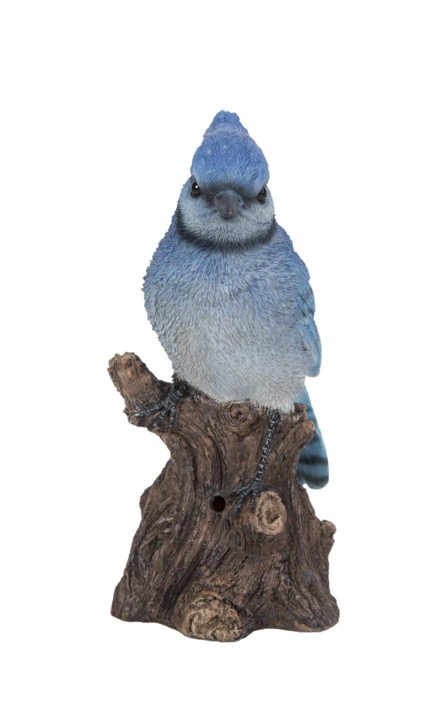 6.5" Motion Activated Singing Blue Jay on a Stump