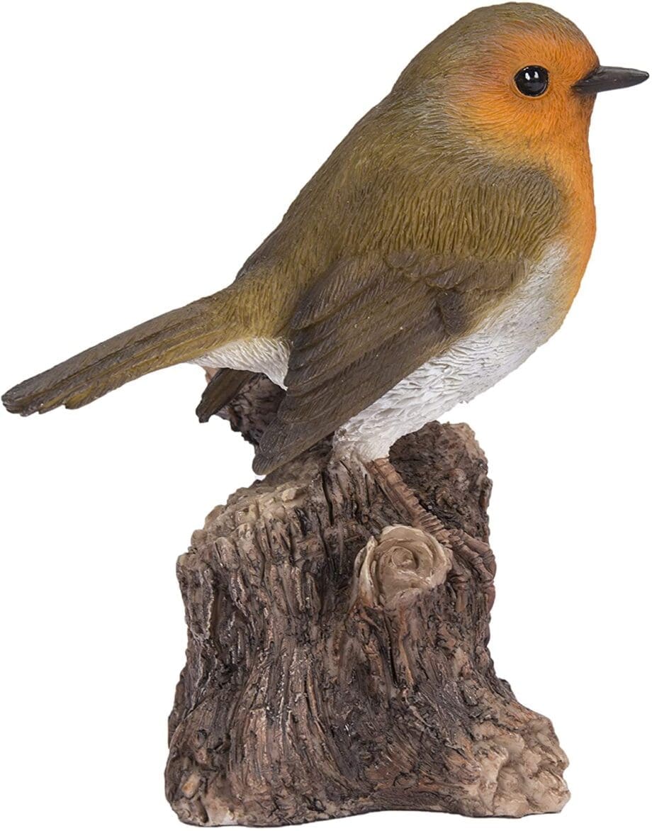 5" Robin Motion Activated Singing Figurine