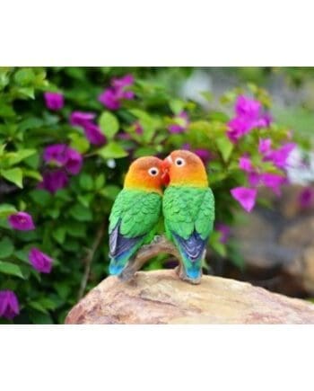 5" Lovebirds on a Branch Figurine