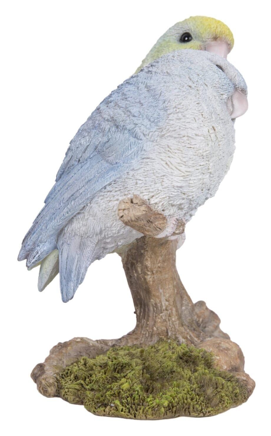 5.6" Pacific Parrotlets Pair on a Branch Figurine