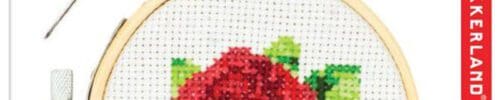 "Rose" Mini Cross Stitch Embroidery Kit