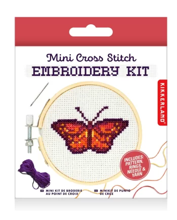 "Butterfly" Mini Cross Stitch Embroidery Kit