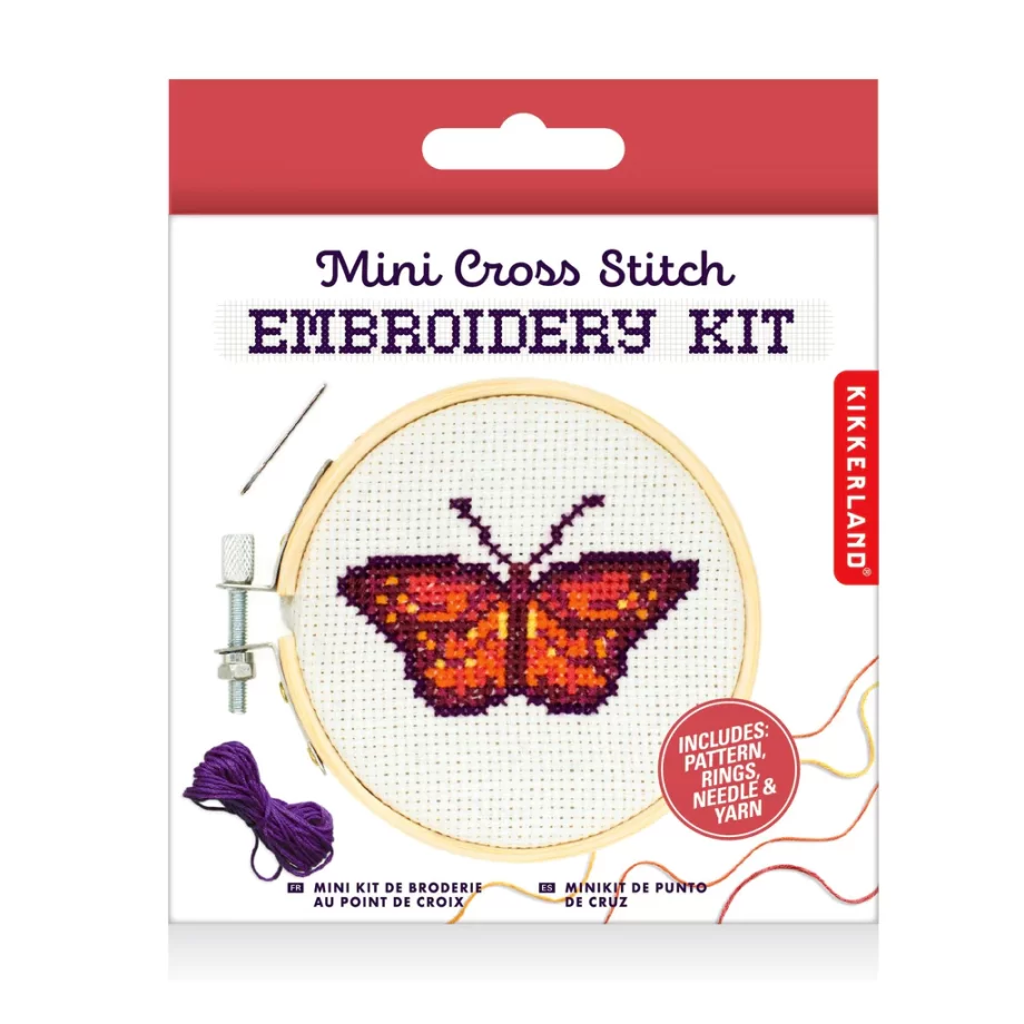 "Butterfly" Mini Cross Stitch Embroidery Kit