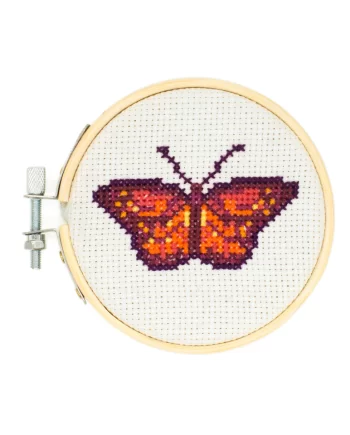 "Butterfly" Mini Cross Stitch Embroidery Kit