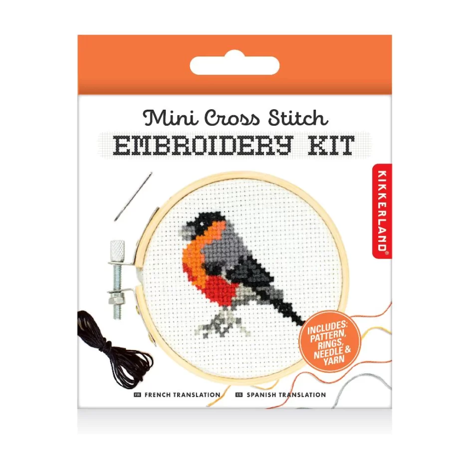 "Bird" Mini Cross Stitch Embroidery Kit