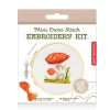 "Mushroom" Mini Cross Stitch Embroidery Kit