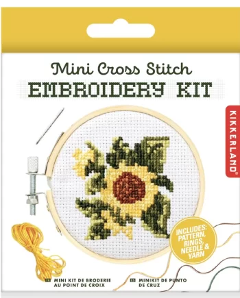 "Sunflower" Mini Cross Stitch Embroidery Kit