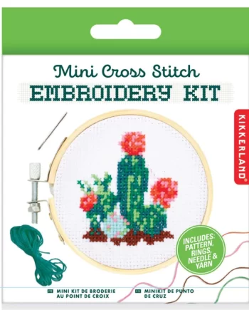 "Cactus" Mini Cross Stitch Embroidery Kit