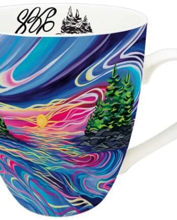 "Reflect & Grow With Love" 18 oz. Signature Mug by Artist Shawna Boulette Grapentine