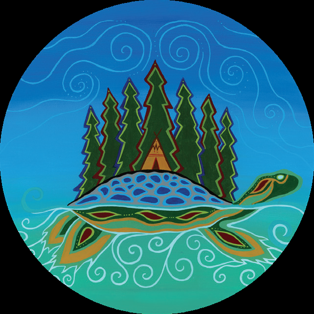Turtle Island & Spirit Of The Mooz 7.5" Signature Plates Box Set by Artist Patrick Hunter