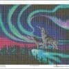 Sky Dance – Wolf Song 19.7" x 15.75" Diamond Art Kit by Artist Amy Keller-Rempp