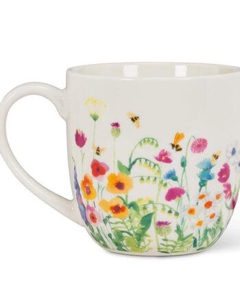 12 oz. Bumble Bee Garden Wide Mug