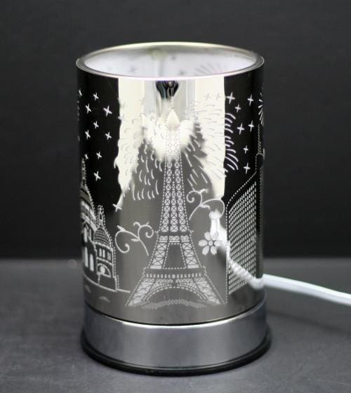 7" Paris Design Touch Sensor Light with Scented Wax Glass Holder