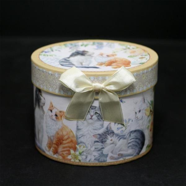 16 oz. Cats & Kittens Bone China Mug with Gift Box and Ribbon