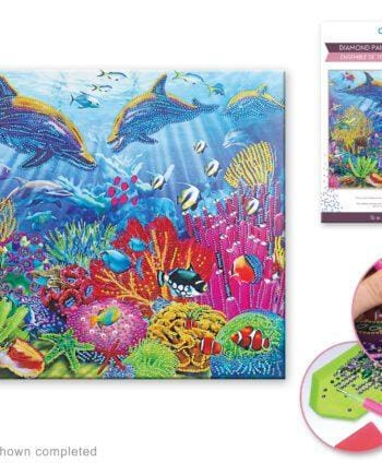 16"x 20" Under The Sea Diamond Art Kit by Craft Medley