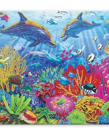 16"x 20" Under The Sea Diamond Art Kit by Craft Medley