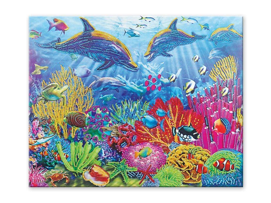 16"x 20" Under The Sea Diamond Art Kit by Craft Medley