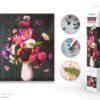 15.8"x 19.7" Bouquet Diamond Art Kit by Craft Medley