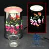 7" Rainbow Hummingbird Design Touch Sensor Light with Scented Wax Glass Holder