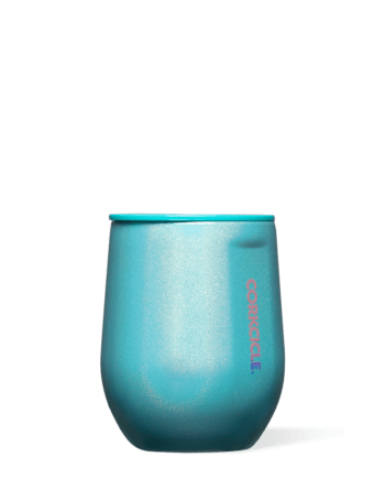 Corkcicle 12 oz. Stemless Wine Tumbler Unicorn Enchanted Tide