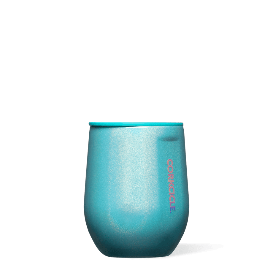 Corkcicle 12 oz. Stemless Wine Tumbler Unicorn Enchanted Tide