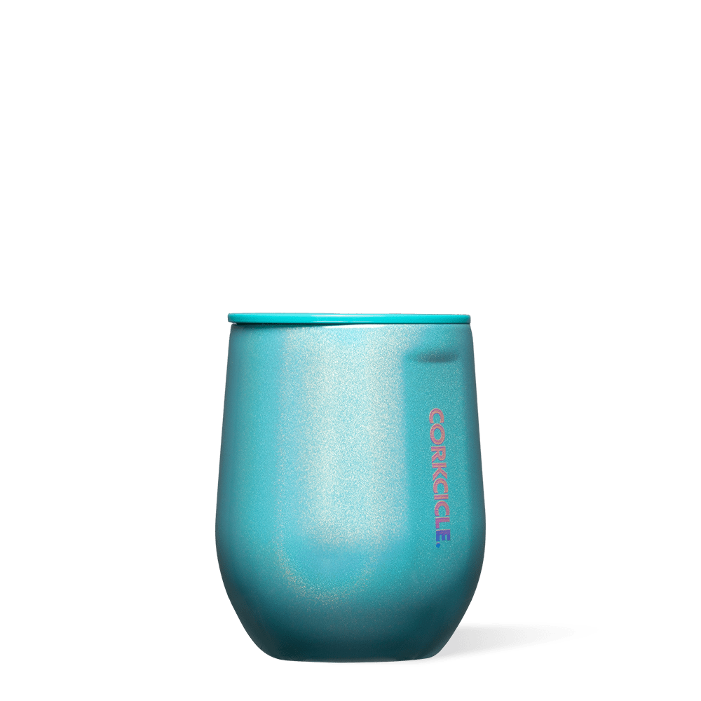 Corkcicle 12 oz Stemless Wine Glass, Triple Insulated Stainless Steel,  Dragonfly