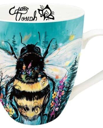 Bumble Bee Signature Mug by Indigenous artist Carla Joseph