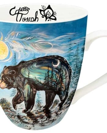 A Bear's Journey Signature mug by Indigenous artist Carla Joseph