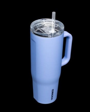 Corkcicle 40oz Cruiser Periwinkle Tumbler with Handle and Straw