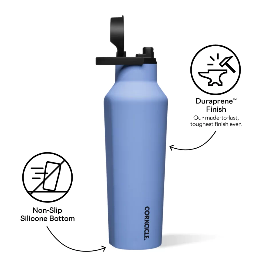 Corkcicle 20 oz Sport Canteen Periwinkle Water Bottle