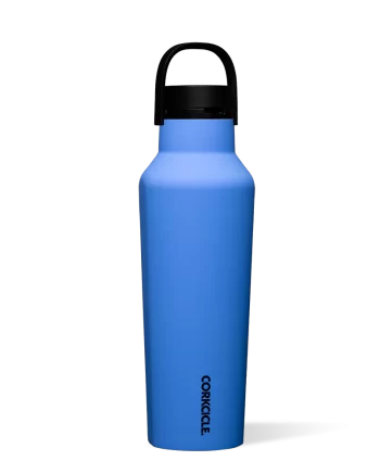 Corkcicle 20 oz Sport Canteen Pacific Blue Water Bottle with quick sip lid