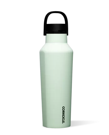 Corkcicle 20 oz Sport Canteen Sage Mist Water Bottle with quick sip cap