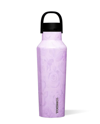 Corkcicle 20 oz Sport Canteen Forget Me Not Water Bottle with quick sip cap