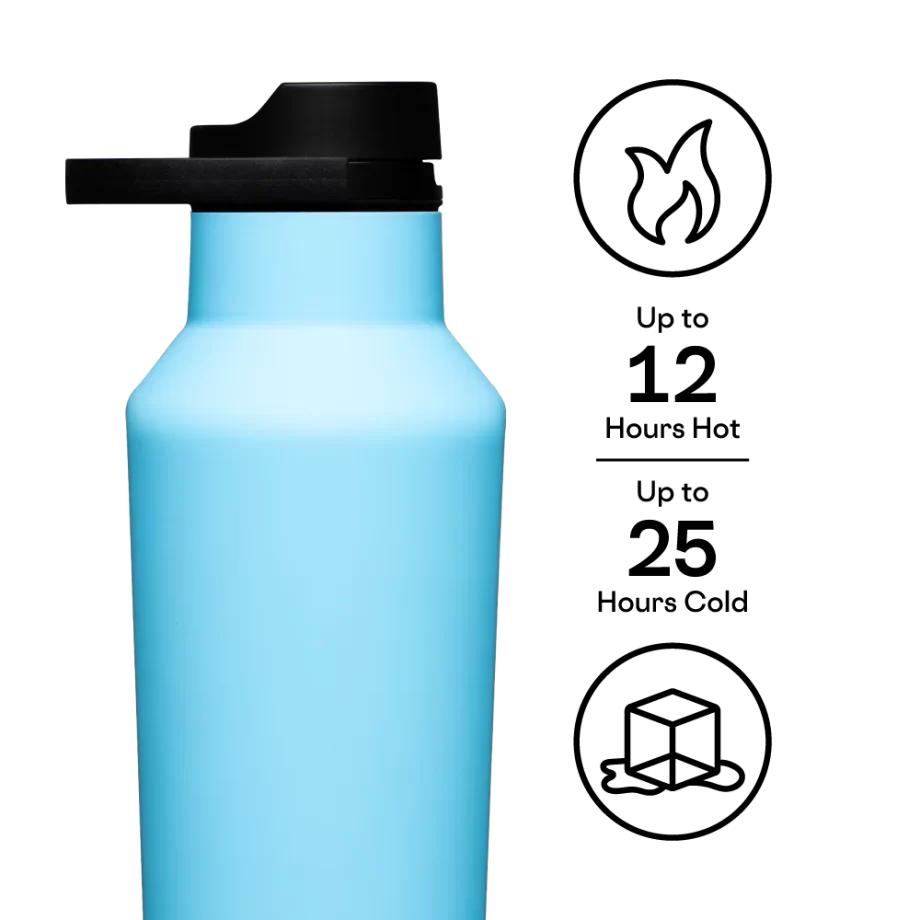 Corkcicle 20 oz Sport Canteen Santorini Water Bottle