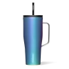 Corkcicle 30oz Cold Cup XL Dragonfly Tumbler with Handle and Straw