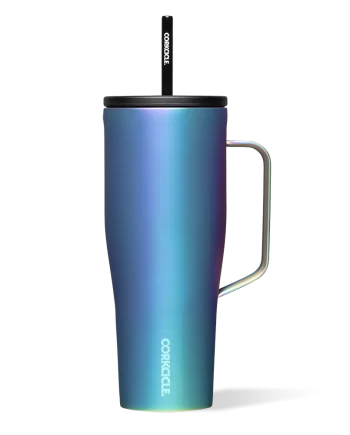 Corkcicle 30oz Cold Cup XL Dragonfly Tumbler with Handle and Straw