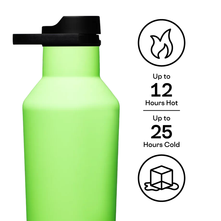 Corkcicle 32 oz Sport Canteen in Margarita (Light Green)