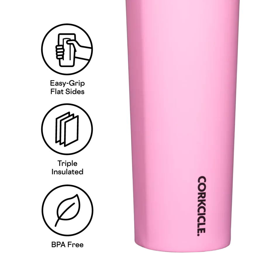 Corkcicle 32 oz Sport Canteen in Sun-Soaked Pink