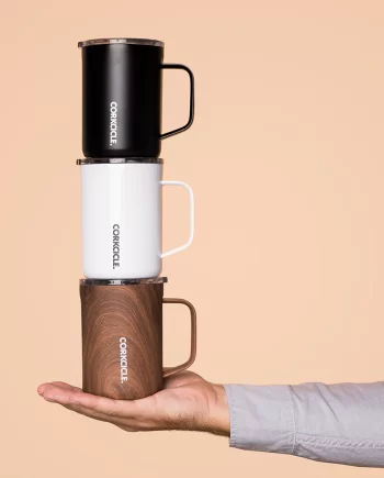 Corkcicle 16 oz mug triple stacked